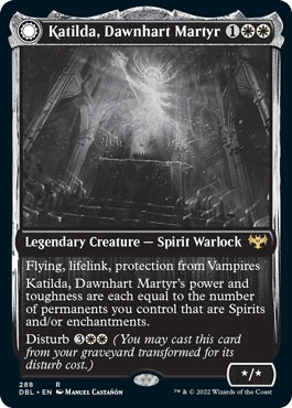Katilda, Dawnhart Martyr // Katilda's Rising Dawn [Innistrad: Double Feature] - La Boîte Mystère ( The Mystery Box)