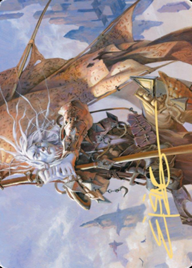 Sea Gate Banneret Art Card (Gold-Stamped Signature) [Zendikar Rising Art Series] - La Boîte Mystère ( The Mystery Box)