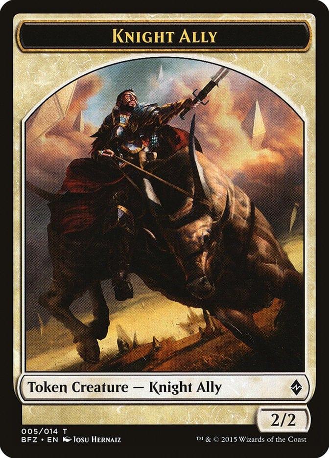 Knight Ally [Battle for Zendikar Tokens] - La Boîte Mystère ( The Mystery Box)