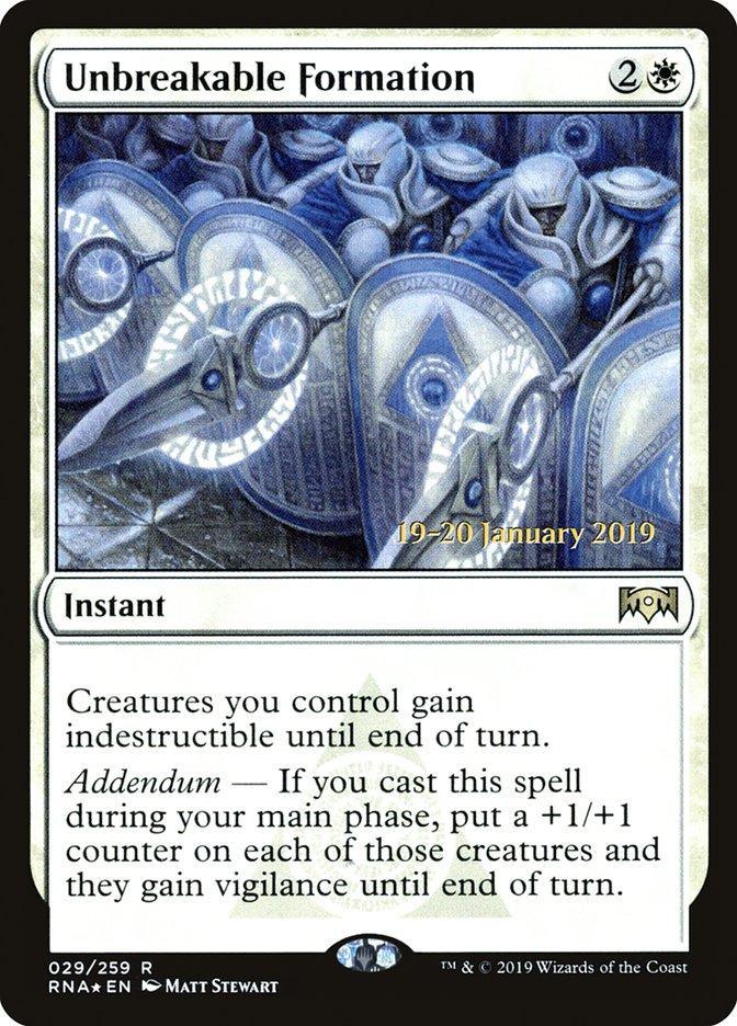 Unbreakable Formation [Ravnica Allegiance Prerelease Promos] - La Boîte Mystère ( The Mystery Box)