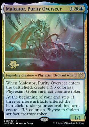 Malcator, Purity Overseer [Phyrexia: All Will Be One Prerelease Promos] - La Boîte Mystère ( The Mystery Box)