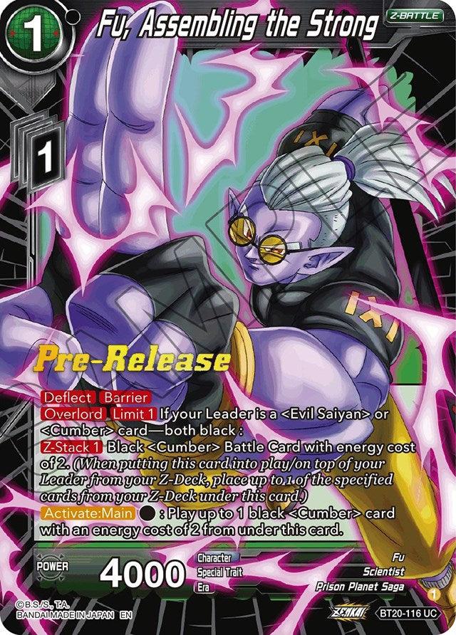 Fu, Assembling the Strong (BT20-116) [Power Absorbed Prerelease Promos] - La Boîte Mystère ( The Mystery Box)