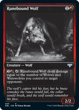 Runebound Wolf [Innistrad: Double Feature] - La Boîte Mystère ( The Mystery Box)