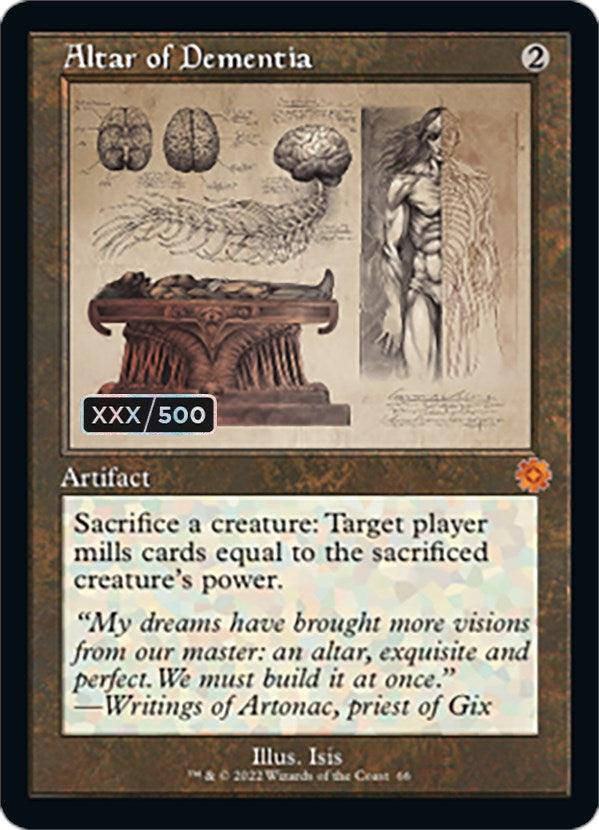 Altar of Dementia (Retro Schematic) (Serial Numbered) [The Brothers' War Retro Artifacts] - La Boîte Mystère ( The Mystery Box)