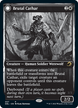 Brutal Cathar // Moonrage Brute [Innistrad: Double Feature] - La Boîte Mystère ( The Mystery Box)