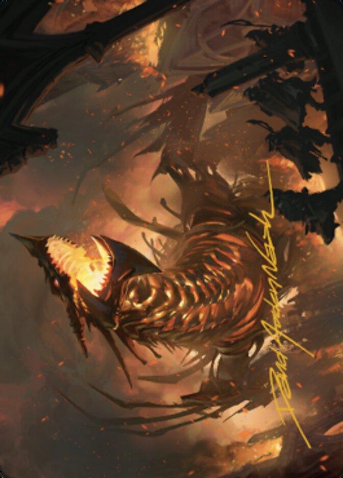 The Fall of Kroog Art Card (Gold-Stamped Signature) [The Brothers' War Art Series] - La Boîte Mystère ( The Mystery Box)