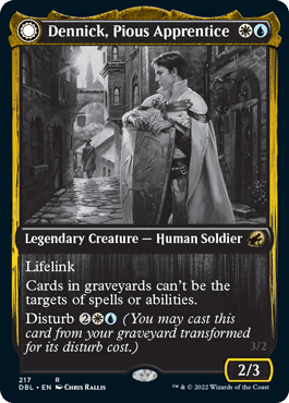 Dennick, Pious Apprentice // Dennick, Pious Apparition [Innistrad: Double Feature] - La Boîte Mystère ( The Mystery Box)
