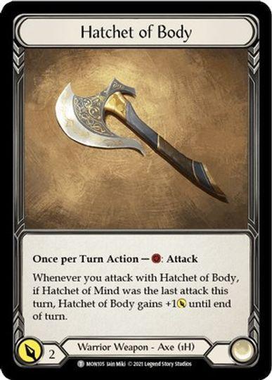 Chane // Hatchet of Body [MON154 // MON105] (Monarch Unlimited) Unlimited Normal - La Boîte Mystère ( The Mystery Box)