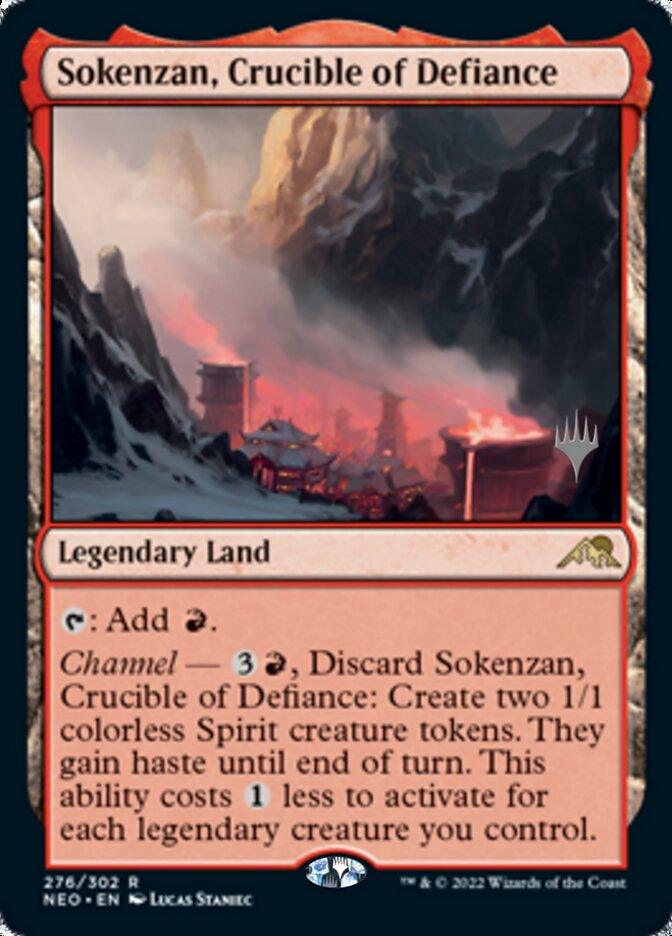 Sokenzan, Crucible of Defiance (Promo Pack) [Kamigawa: Neon Dynasty Promos] - La Boîte Mystère ( The Mystery Box)
