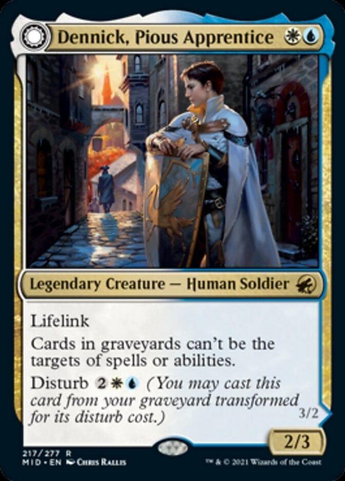Dennick, Pious Apprentice // Dennick, Pious Apparition [Innistrad: Midnight Hunt] - La Boîte Mystère ( The Mystery Box)