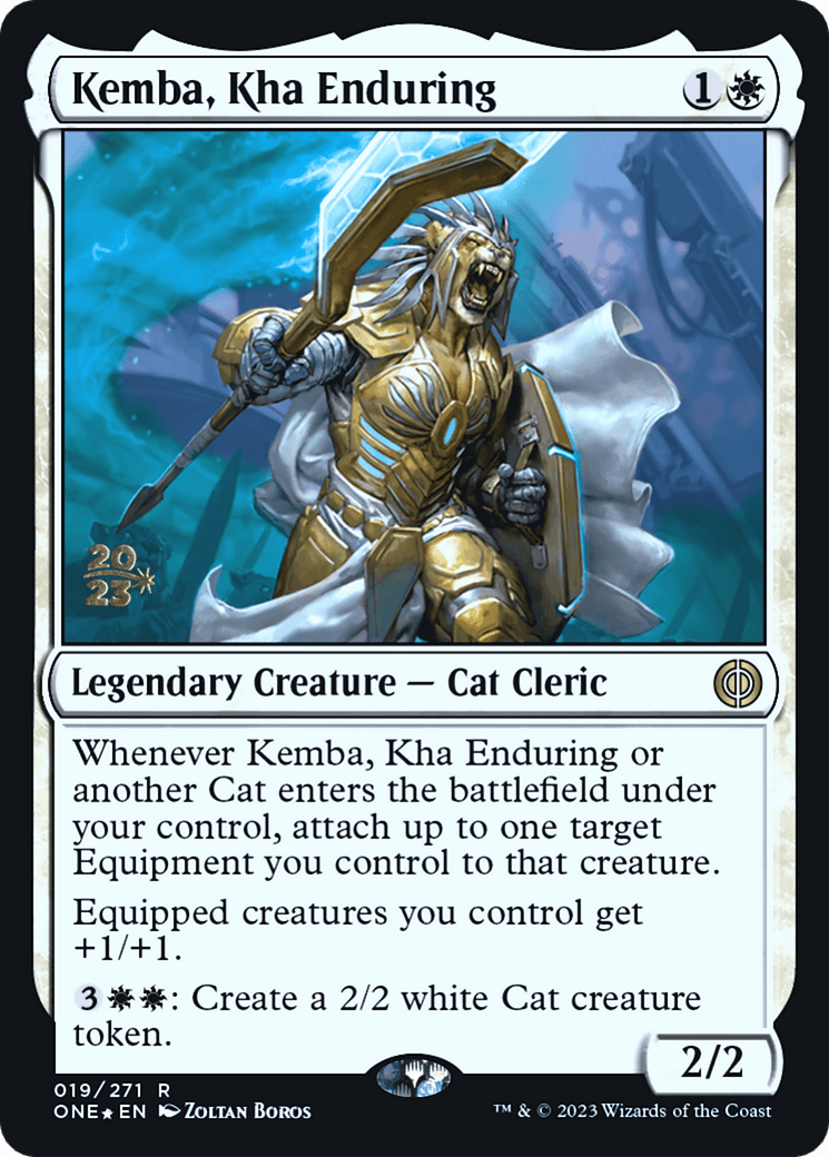 Kemba, Kha Enduring [Phyrexia: All Will Be One Prerelease Promos] - La Boîte Mystère ( The Mystery Box)
