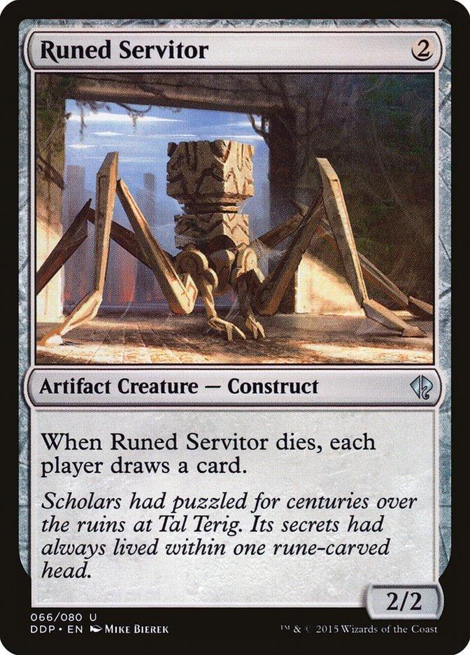 Runed Servitor [Duel Decks: Zendikar vs. Eldrazi] - La Boîte Mystère ( The Mystery Box)