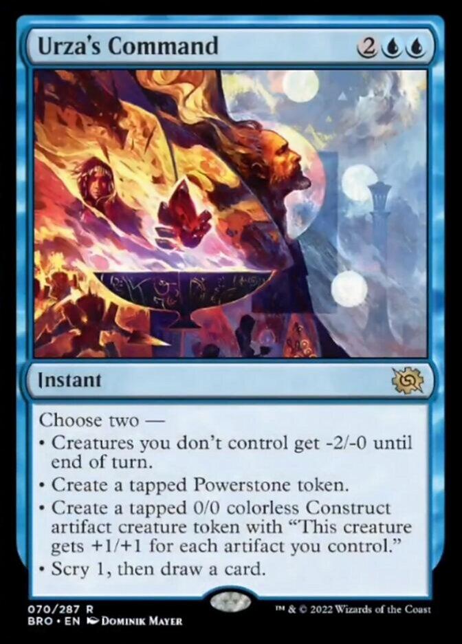 Urza's Command [The Brothers' War] - La Boîte Mystère ( The Mystery Box)