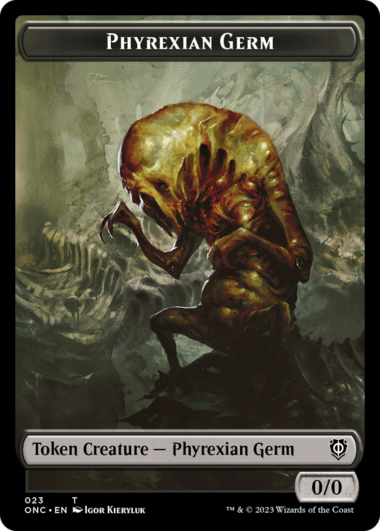 Phyrexian Germ Token [Phyrexia: All Will Be One Commander Tokens] - La Boîte Mystère ( The Mystery Box)