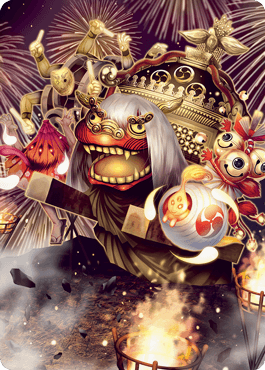 March of Reckless Joy Art Card [Kamigawa: Neon Dynasty Art Series] - La Boîte Mystère ( The Mystery Box)