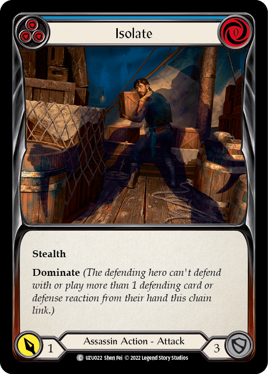 Isolate (Blue) [UZU022] (Outsiders Uzuri Blitz Deck) - La Boîte Mystère ( The Mystery Box)