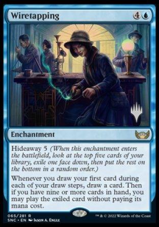 Wiretapping (Promo Pack) [Streets of New Capenna Promos] - La Boîte Mystère ( The Mystery Box)