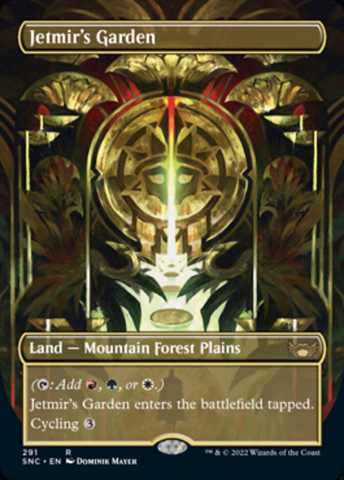 Jetmir's Garden (Borderless Alternate Art) [Streets of New Capenna] - La Boîte Mystère ( The Mystery Box)