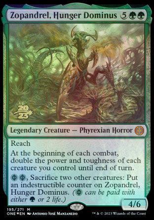 Zopandrel, Hunger Dominus [Phyrexia: All Will Be One Prerelease Promos] - La Boîte Mystère ( The Mystery Box)