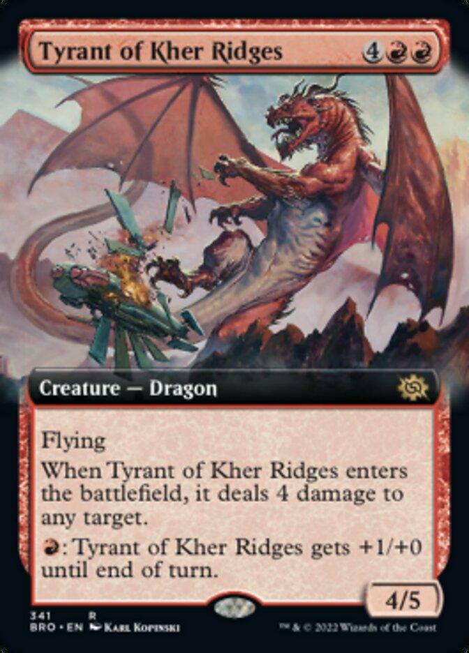 Tyrant of Kher Ridges (Extended Art) [The Brothers' War] - La Boîte Mystère ( The Mystery Box)