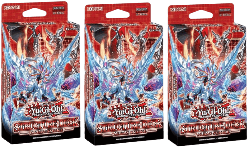 Combo de 3 STRUCTURE DECK: ALBAZ STRIKE Release Date: 2022-04-15 - La Boîte Mystère ( The Mystery Box)