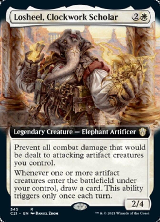 Losheel, Clockwork Scholar (Extended) [Commander 2021] - La Boîte Mystère ( The Mystery Box)