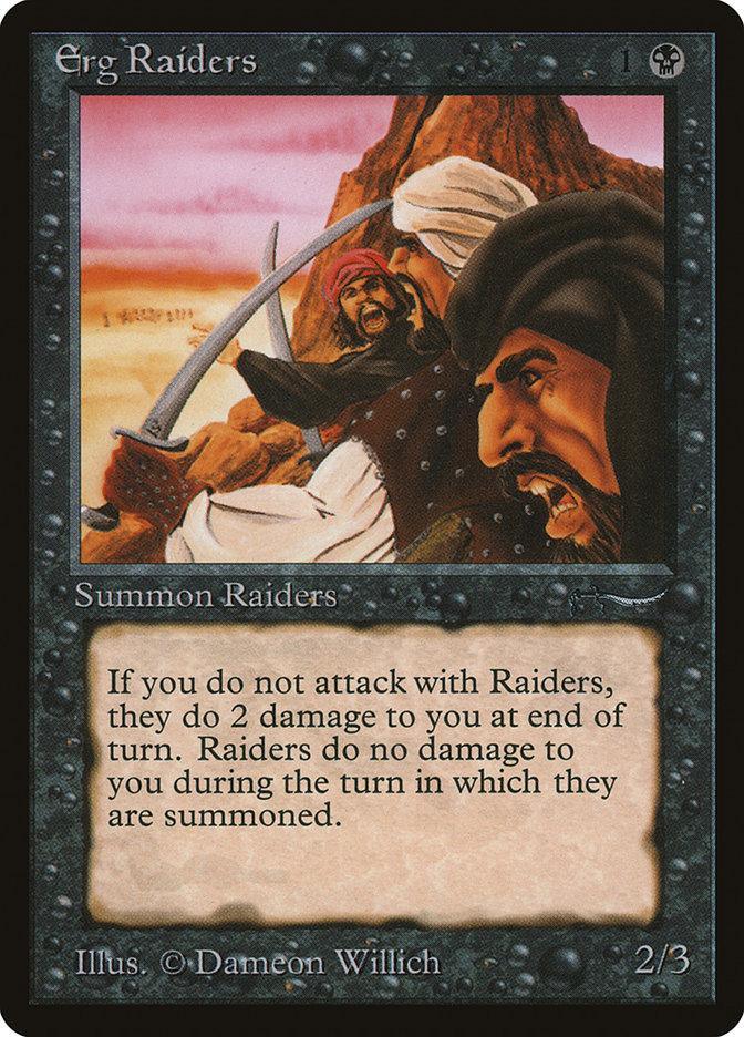 Erg Raiders (Dark Mana Cost) [Arabian Nights] - La Boîte Mystère ( The Mystery Box)