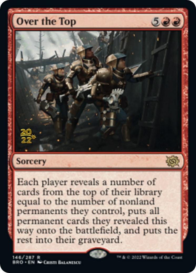 Over the Top [The Brothers' War: Prerelease Promos] - La Boîte Mystère ( The Mystery Box)