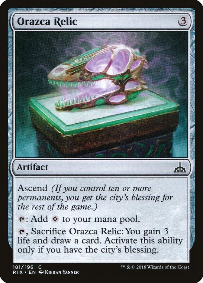 Orazca Relic [Rivals of Ixalan] - La Boîte Mystère ( The Mystery Box)