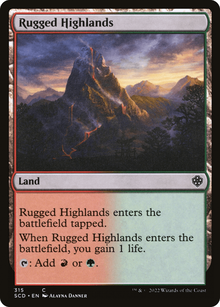 Rugged Highlands [Starter Commander Decks] - La Boîte Mystère ( The Mystery Box)