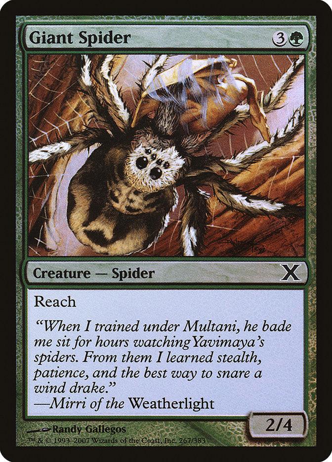 Giant Spider (Premium Foil) [Tenth Edition] - La Boîte Mystère ( The Mystery Box)