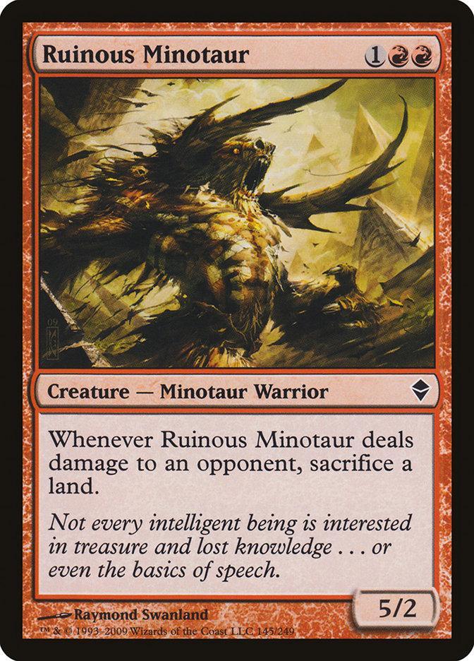 Ruinous Minotaur [Zendikar] - La Boîte Mystère ( The Mystery Box)