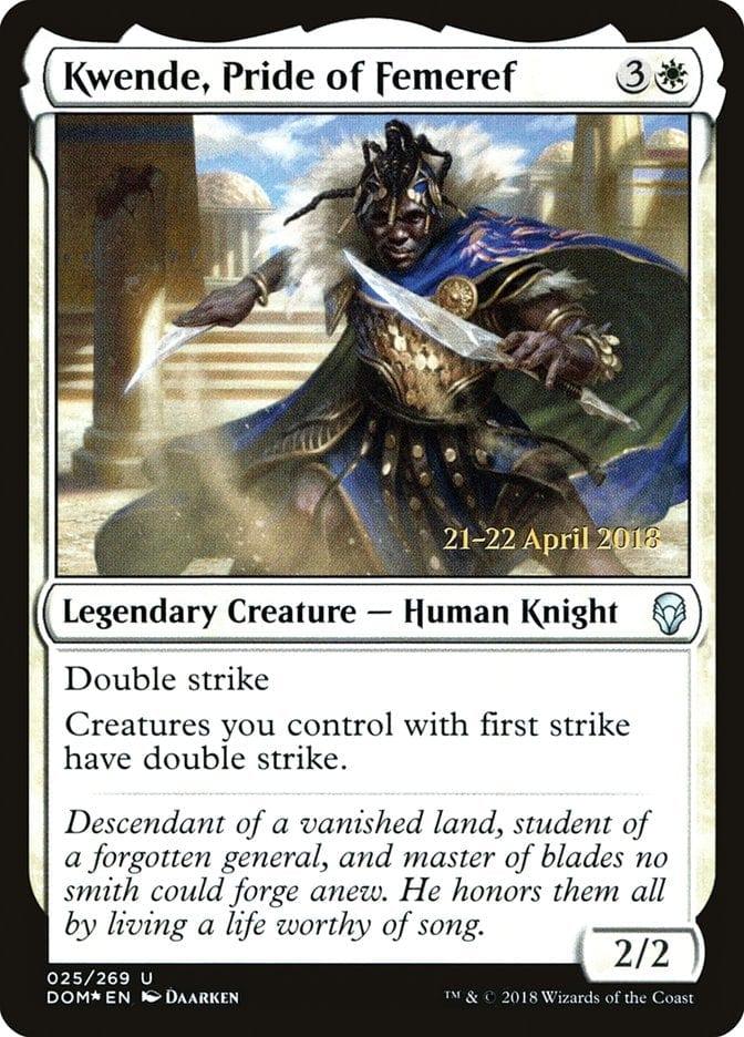 Kwende, Pride of Femeref [Dominaria Prerelease Promos] - La Boîte Mystère ( The Mystery Box)