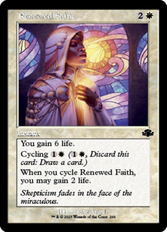 Renewed Faith (Retro) [Dominaria Remastered] - La Boîte Mystère ( The Mystery Box)
