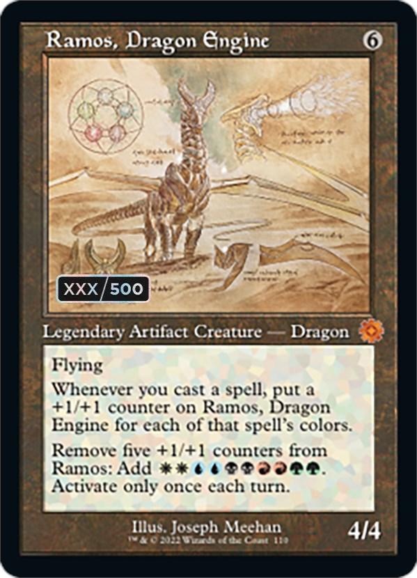 Ramos, Dragon Engine (Retro Schematic) (Serial Numbered) [The Brothers' War Retro Artifacts] - La Boîte Mystère ( The Mystery Box)