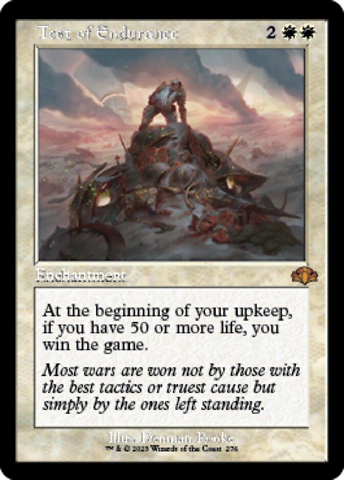 Test of Endurance (Retro) [Dominaria Remastered] - La Boîte Mystère ( The Mystery Box)