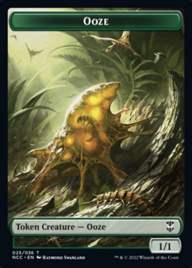 Ooze (025) // Treasure (015) Double-sided Token [Streets of New Capenna Commander Tokens] - La Boîte Mystère ( The Mystery Box)