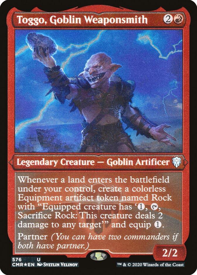 Toggo, Goblin Weaponsmith [Commander Legends Etched] - La Boîte Mystère ( The Mystery Box)