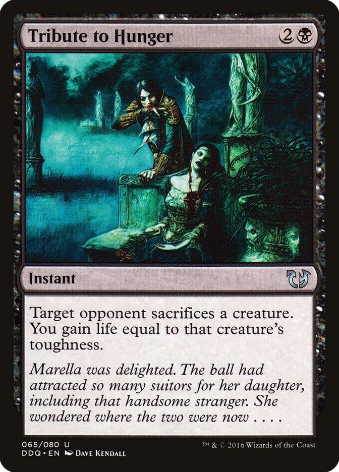 Tribute to Hunger [Duel Decks: Blessed vs. Cursed] - La Boîte Mystère ( The Mystery Box)