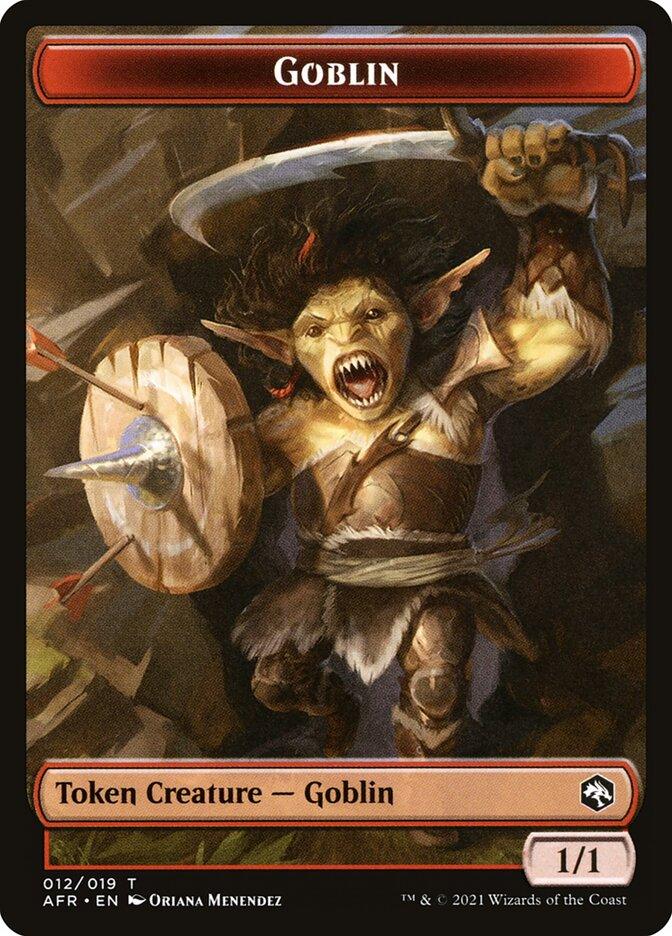 Goblin (012) // Blood (017) Double-sided Token [Challenger Decks 2022 Tokens] - La Boîte Mystère ( The Mystery Box)