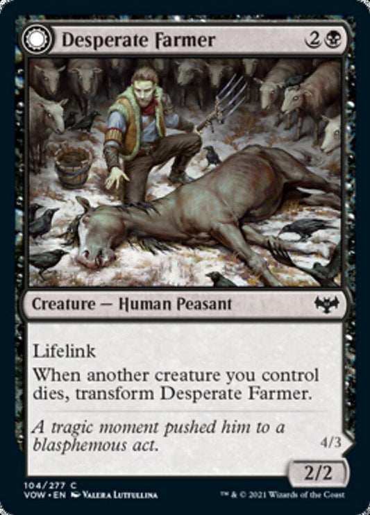 Desperate Farmer // Depraved Harvester [Innistrad: Crimson Vow] - La Boîte Mystère ( The Mystery Box)