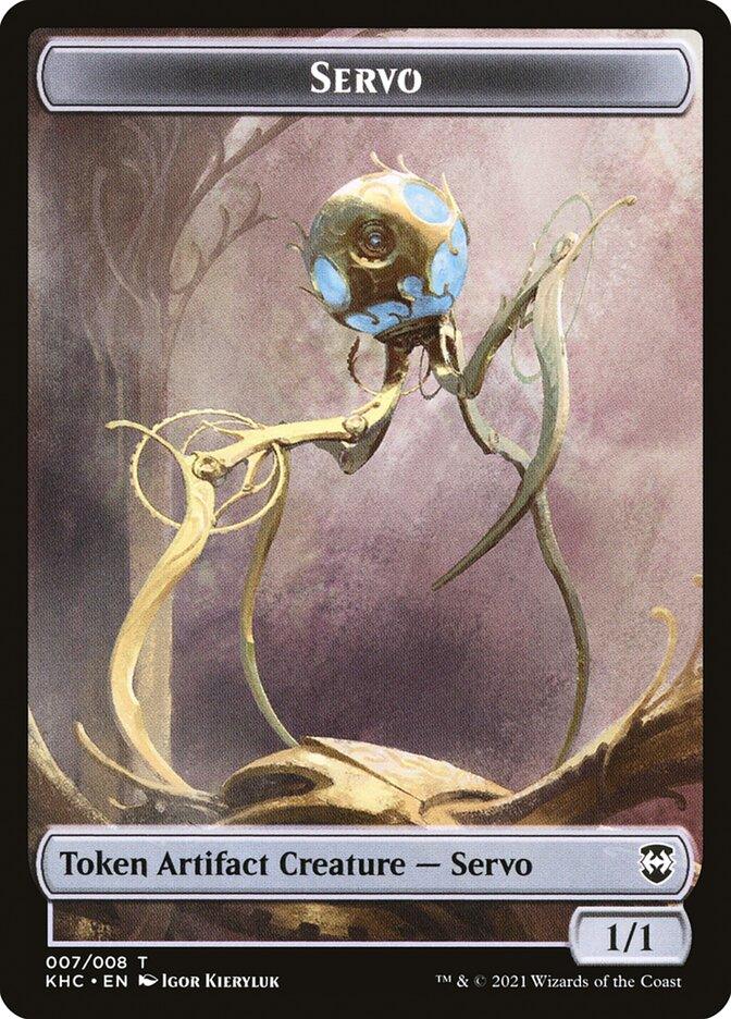 Elf Warrior // Servo Double-sided Token [Kaldheim Commander Tokens] - La Boîte Mystère ( The Mystery Box)