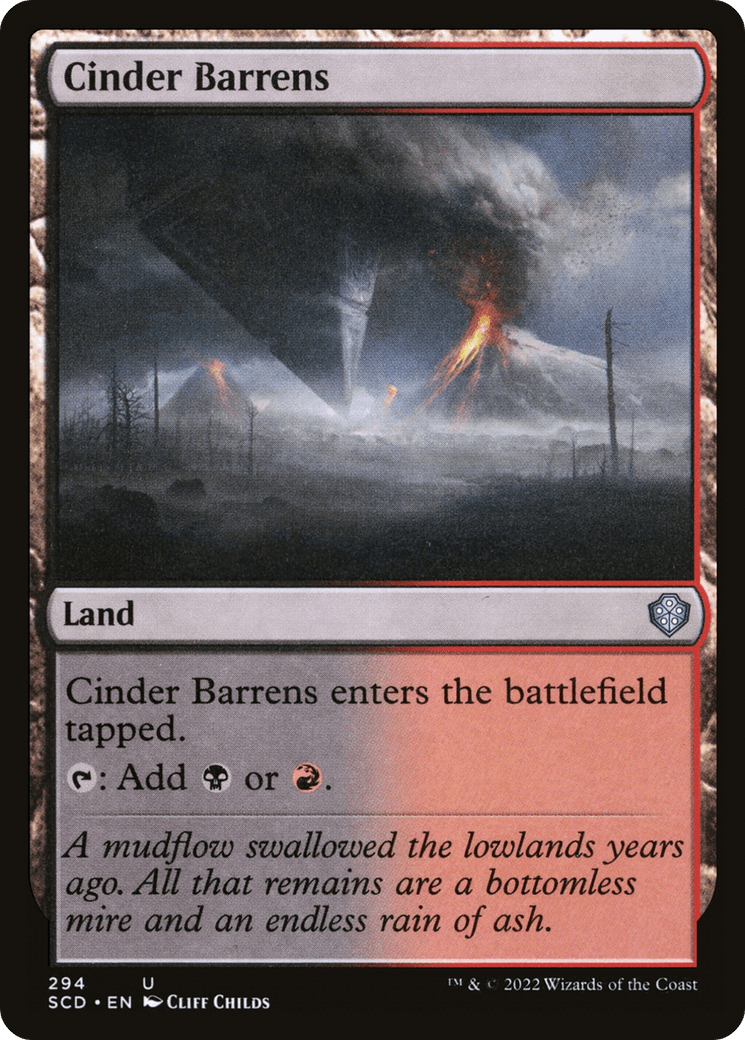 Cinder Barrens [Starter Commander Decks] - La Boîte Mystère ( The Mystery Box)