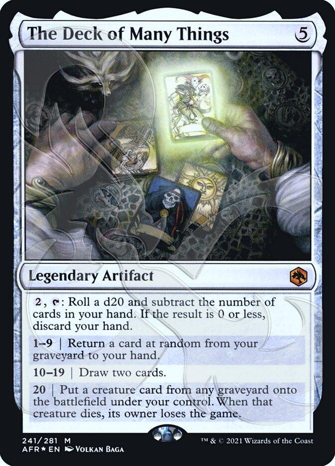 The Deck of Many Things (Ampersand Promo) [Dungeons & Dragons: Adventures in the Forgotten Realms Promos] - La Boîte Mystère ( The Mystery Box)