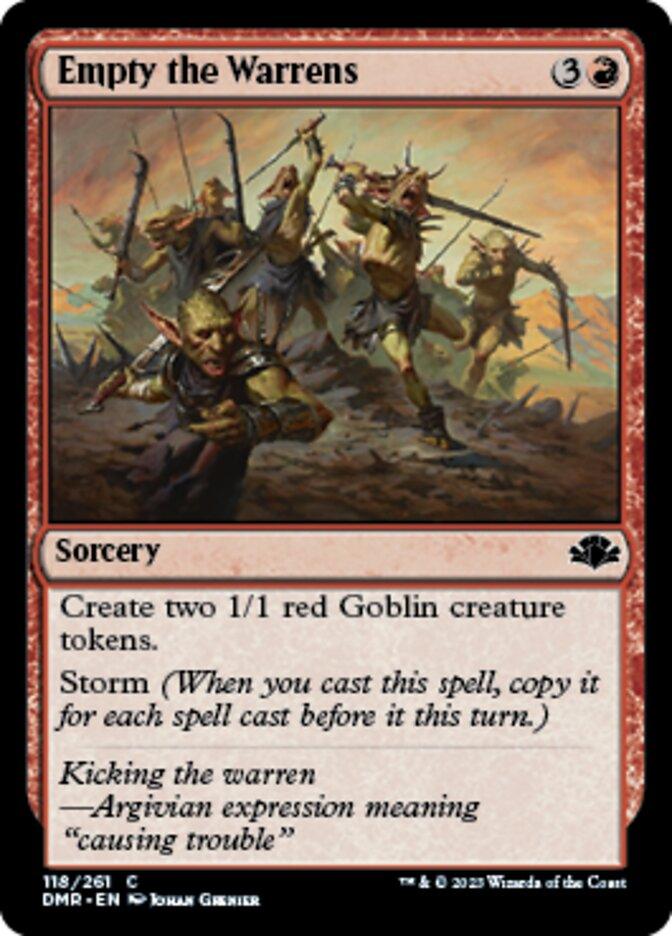 Empty the Warrens [Dominaria Remastered] - La Boîte Mystère ( The Mystery Box)