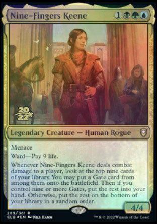 Nine-Fingers Keene [Commander Legends: Battle for Baldur's Gate Prerelease Promos] - La Boîte Mystère ( The Mystery Box)