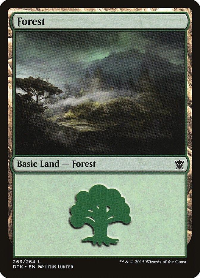 Forest (263) [Dragons of Tarkir] - La Boîte Mystère ( The Mystery Box)