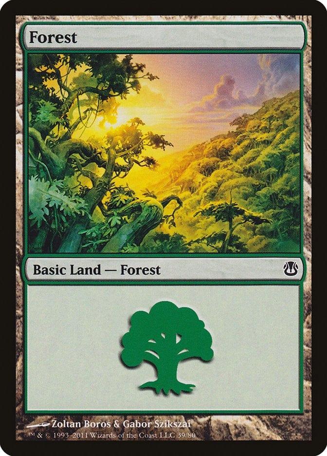 Forest (39) [Duel Decks: Ajani vs. Nicol Bolas] - La Boîte Mystère ( The Mystery Box)