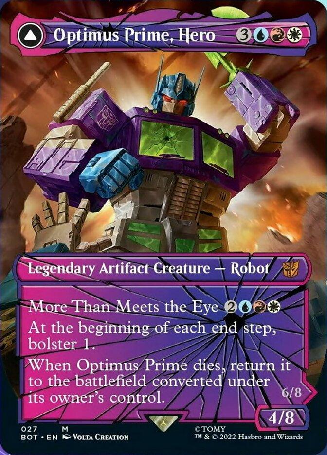 Optimus Prime, Hero // Optimus Prime, Autobot Leader (Shattered Glass) [Universes Beyond: Transformers] - La Boîte Mystère ( The Mystery Box)