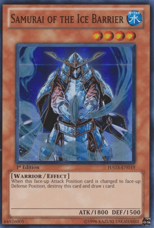 Samurai of the Ice Barrier [HA03-EN019] Super Rare - La Boîte Mystère ( The Mystery Box)